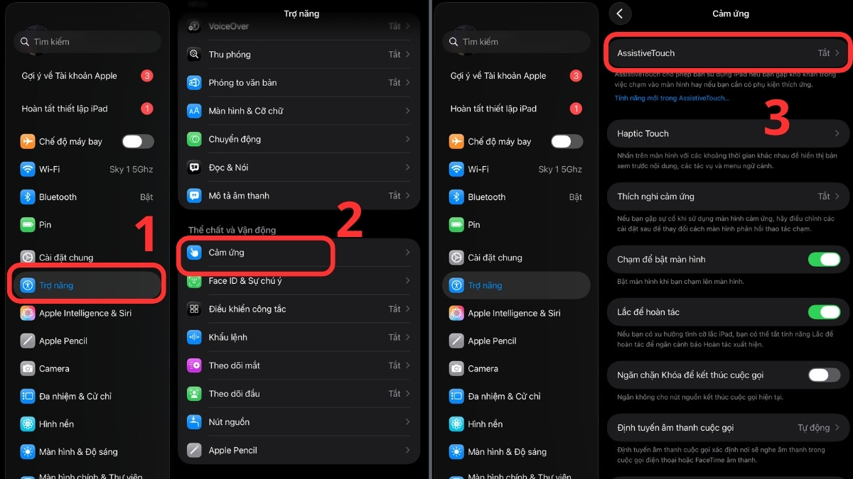Cách tắt nguồn iPad bằng AssistiveTouch khi nút nguồn hỏng