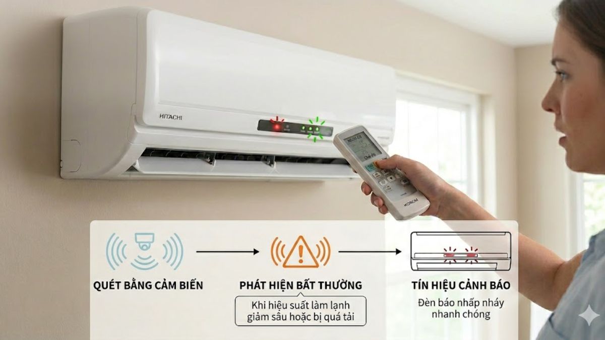 Khi nào cần test mã lỗi máy lạnh Hitachi Inverter?