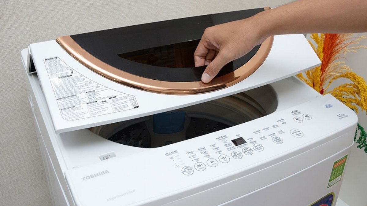Cách tháo máy giặt Toshiba cửa trên