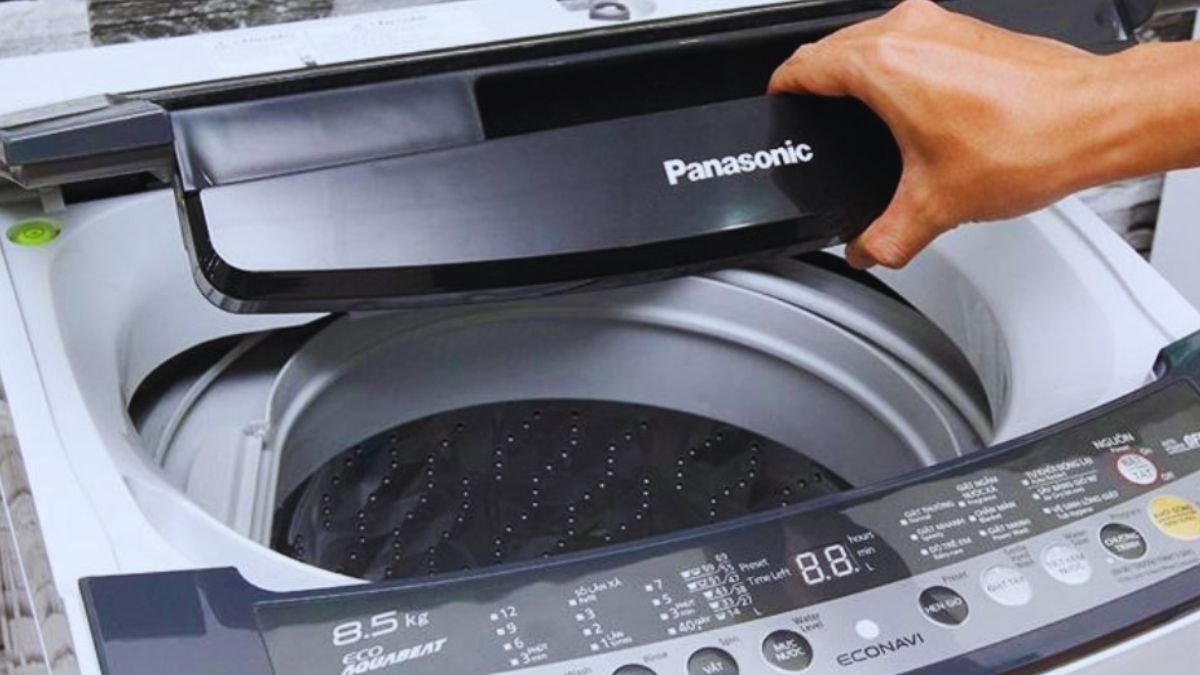 Cách tháo máy giặt Panasonic cửa trên