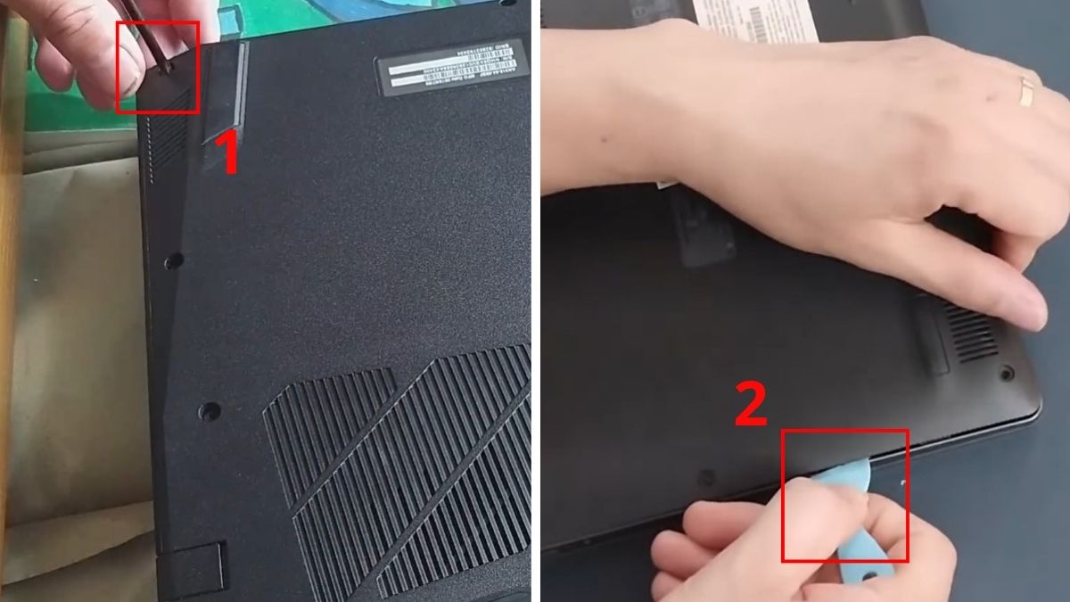 Cách tháo pin laptop Acer Nitro 5