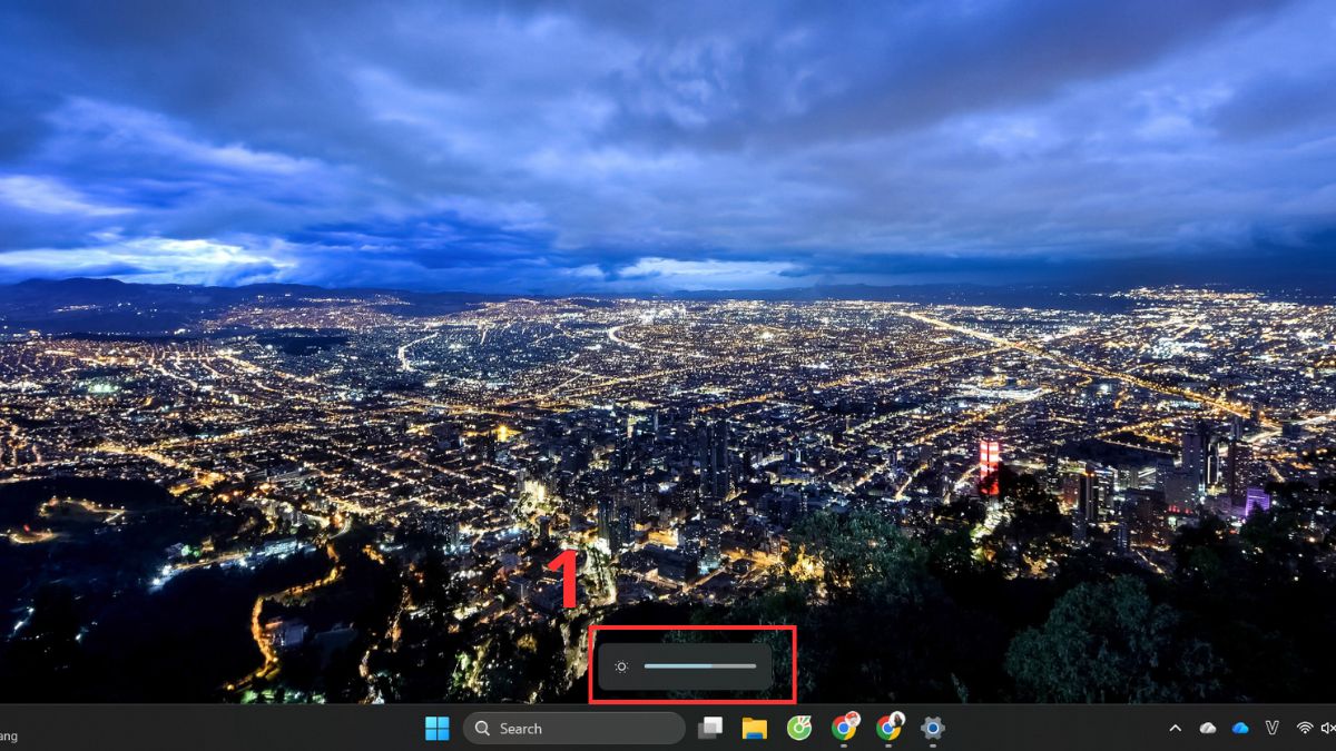 Điều chỉnh độ sáng màn hình, refresh rate và đèn nền bàn phím