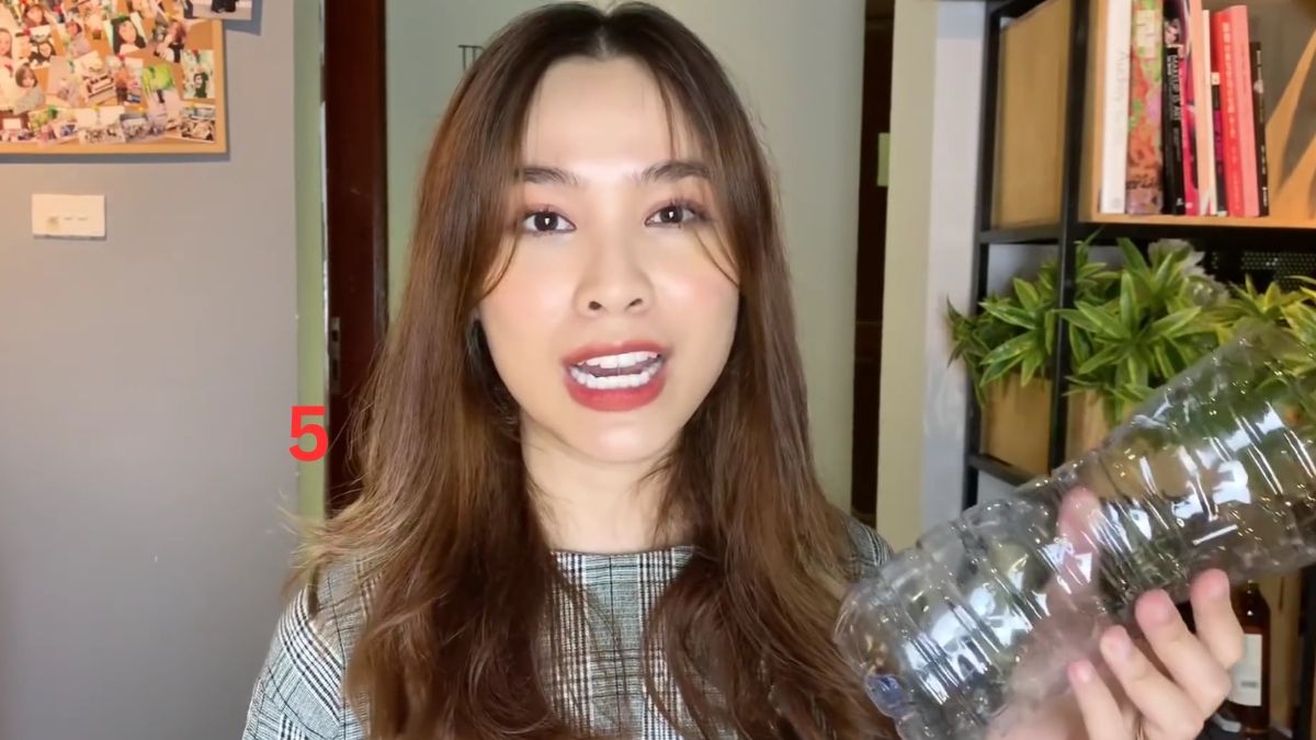 hả tóc nhẹ nhàng để giữ form