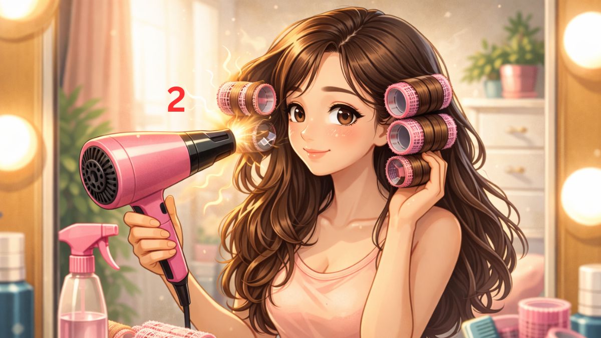 Sấy nóng quanh lô 2-3 phút