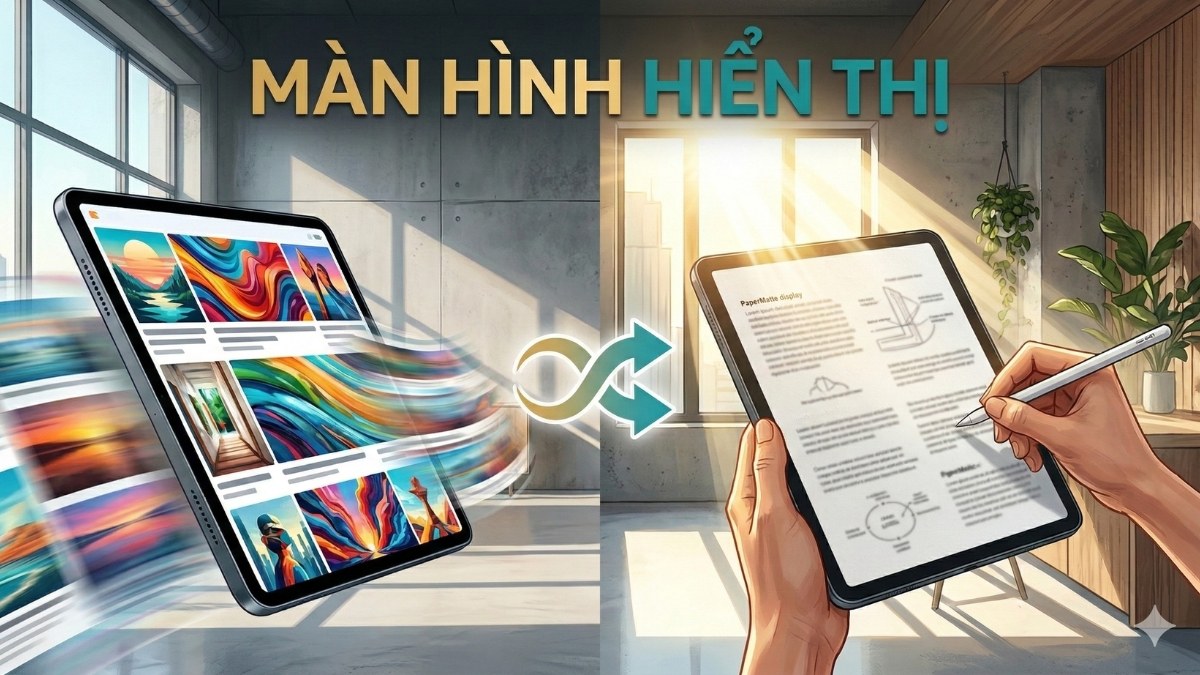 Màn hình hiển thị của tablet Huawei