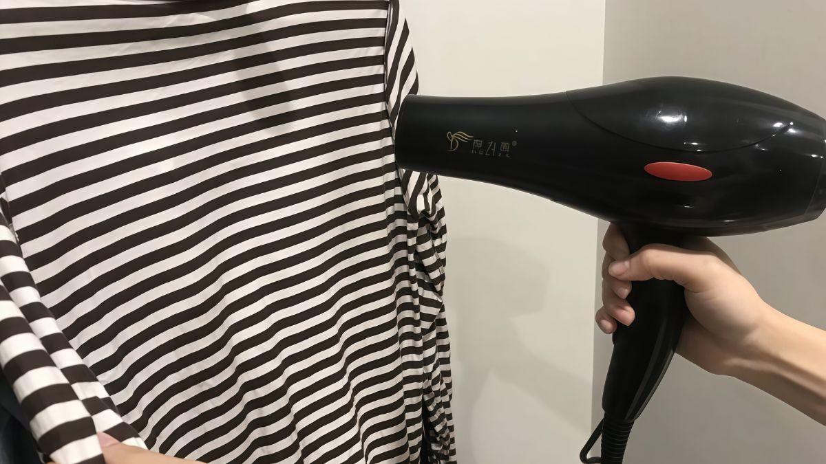 Làm phẳng quần áo trong tình huống khẩn cấp