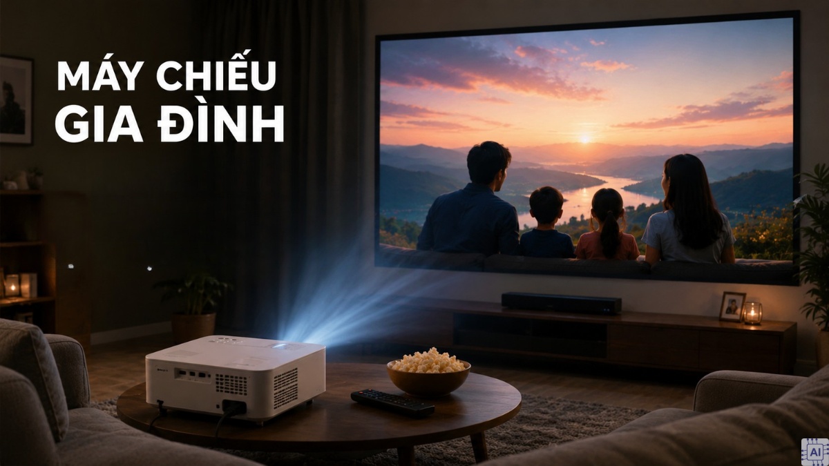 Công suất máy chiếu gia đình và văn phòng