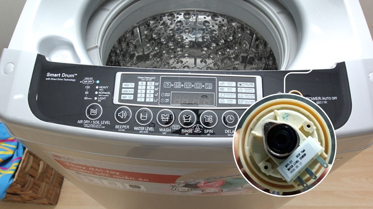 Cảm biến mực nước máy giặt LG