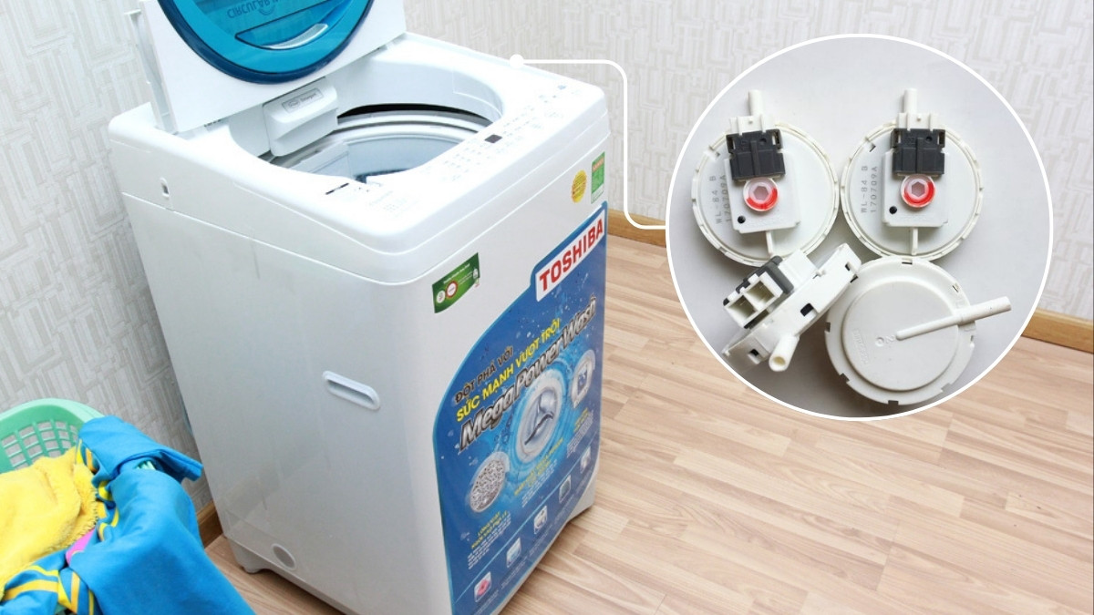 Cảm biến mực nước máy giặt Toshiba