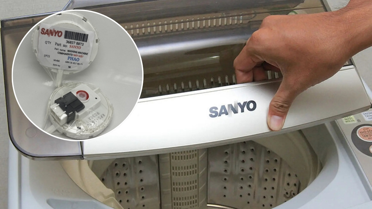 Cảm biến mực nước máy giặt Sanyo