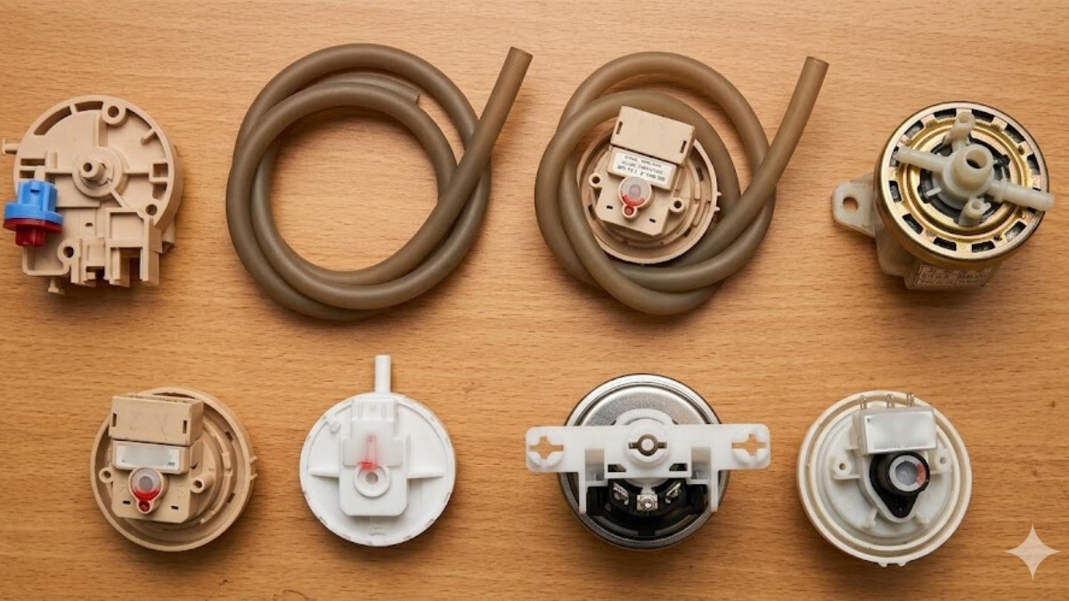 Cấu tạo và nguyên lý hoạt động cảm biến mực nước máy giặt