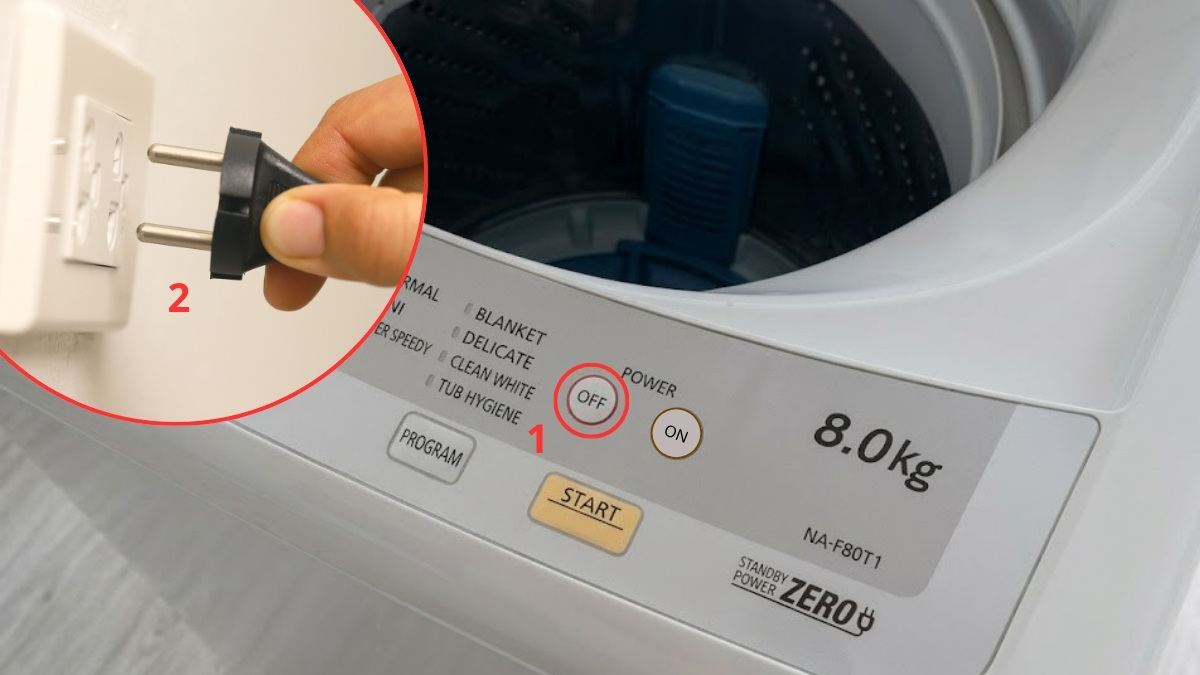 Các bước kiểm tra cảm biến mực nước máy giặt chi tiết