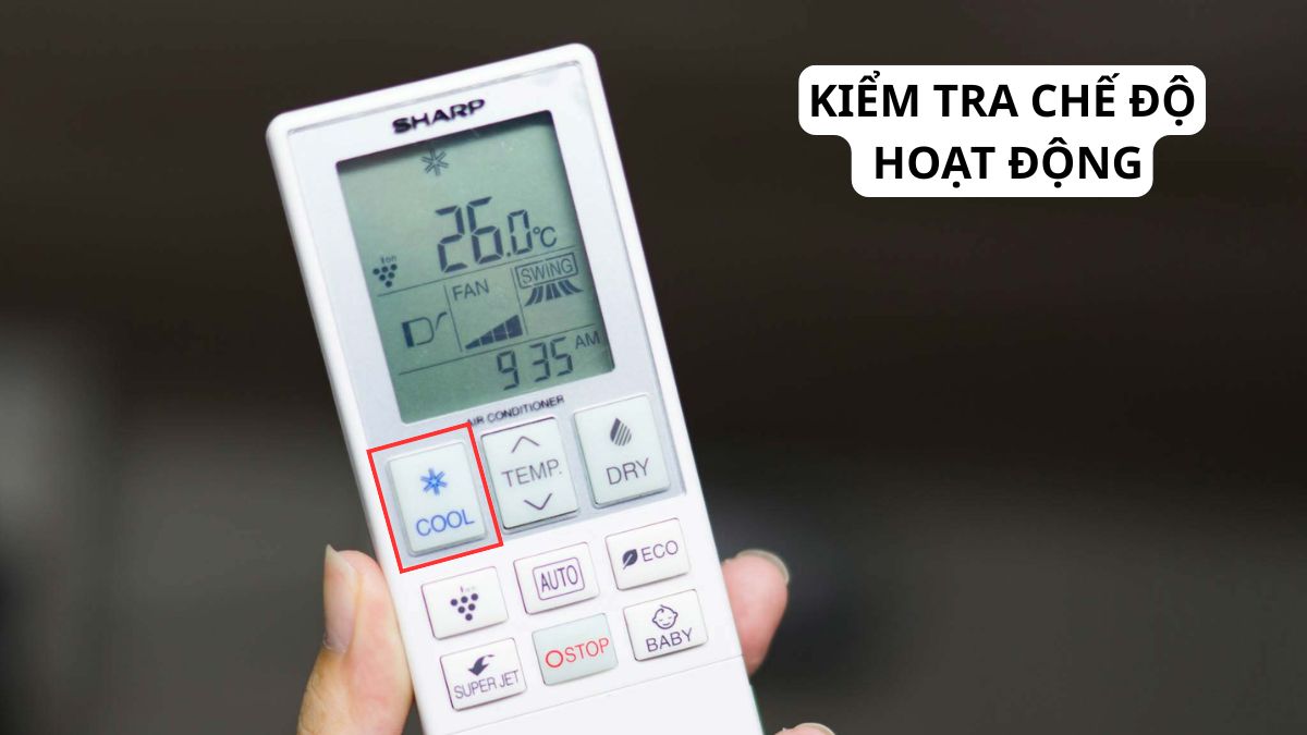Kiểm tra chế độ hoạt động
