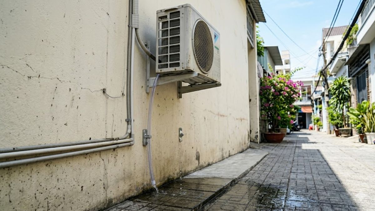 Khi nào nên gọi thợ sửa cục nóng máy lạnh chảy nước?