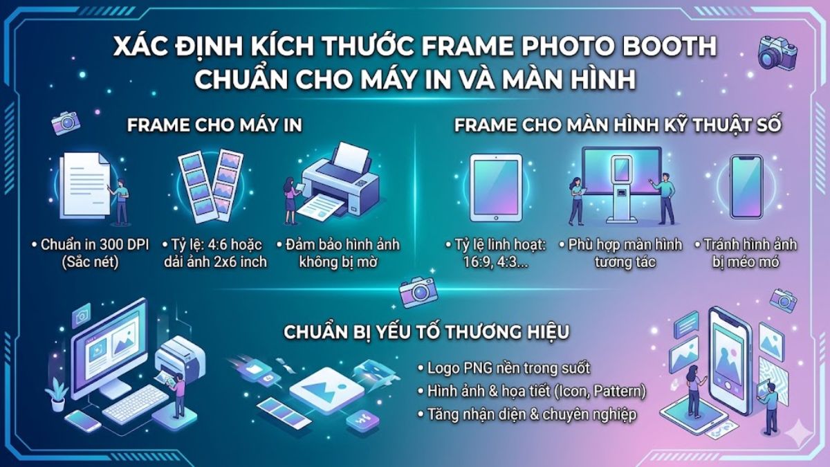 Xác định kích thước frame Photo Booth chuẩn