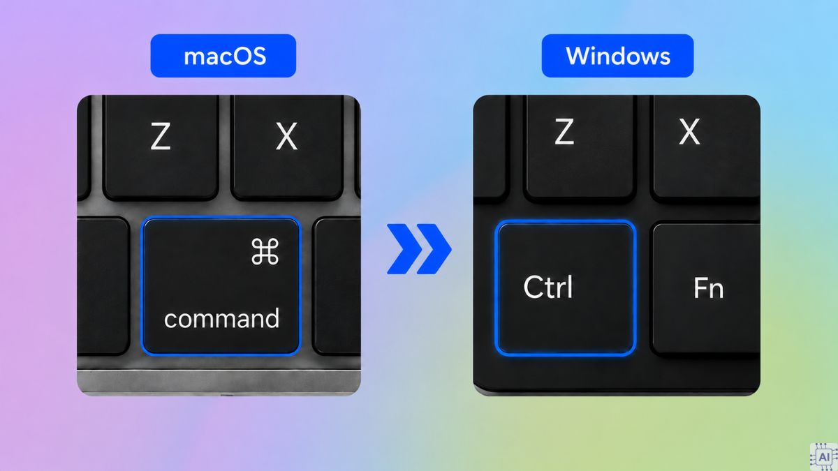 Có phím Command trên Windows không?