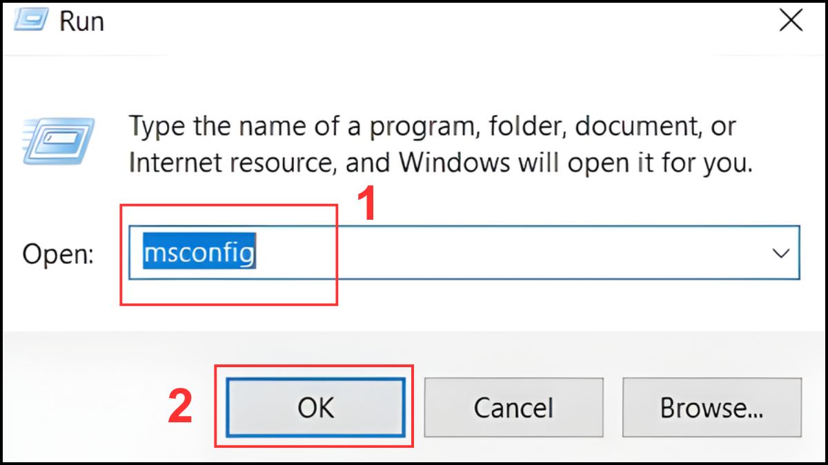 Khởi động lại Windows ở trạng thái sạch (clean boot) để loại trừ xung đột