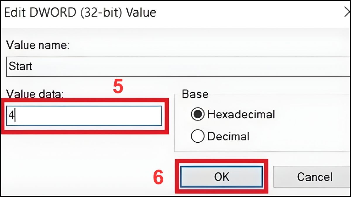 Đổi giá trị từ 3 sang 4