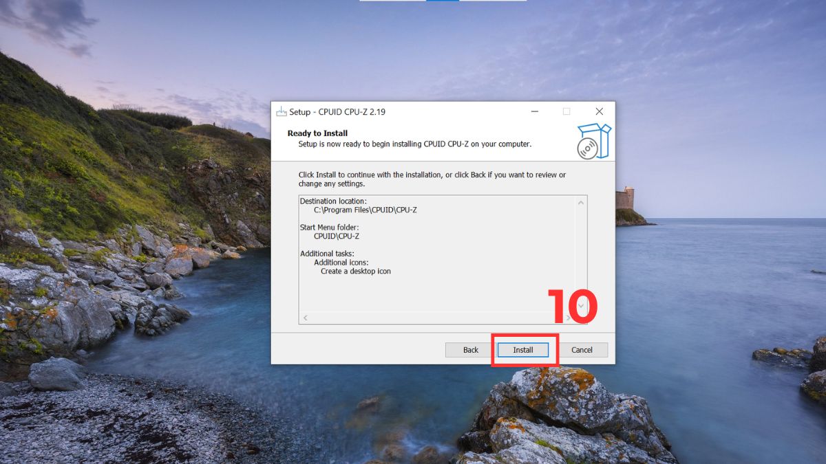 Nhấn vào Install để công cụ được tải về