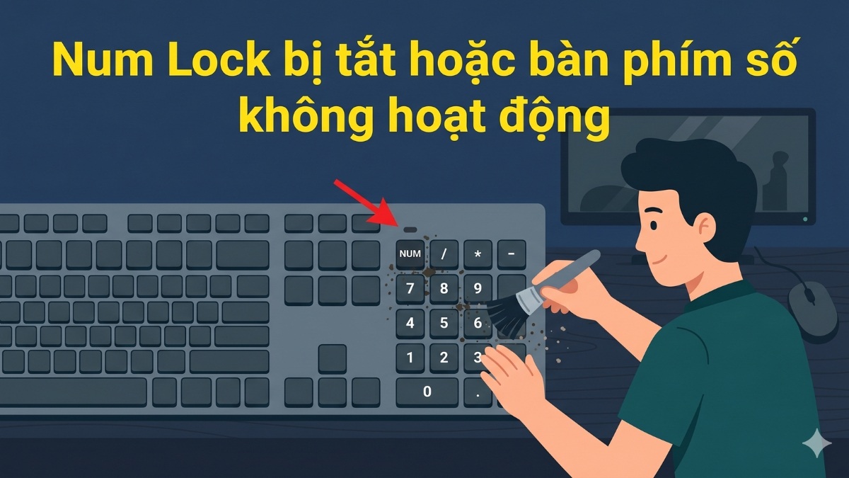 Sửa lỗi không gõ được dấu nhân trên máy tính