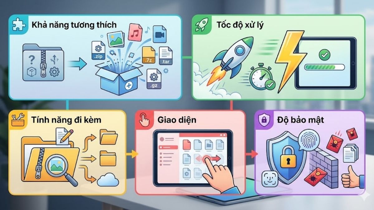 App giải nén trên iPad phổ biến hiện nay