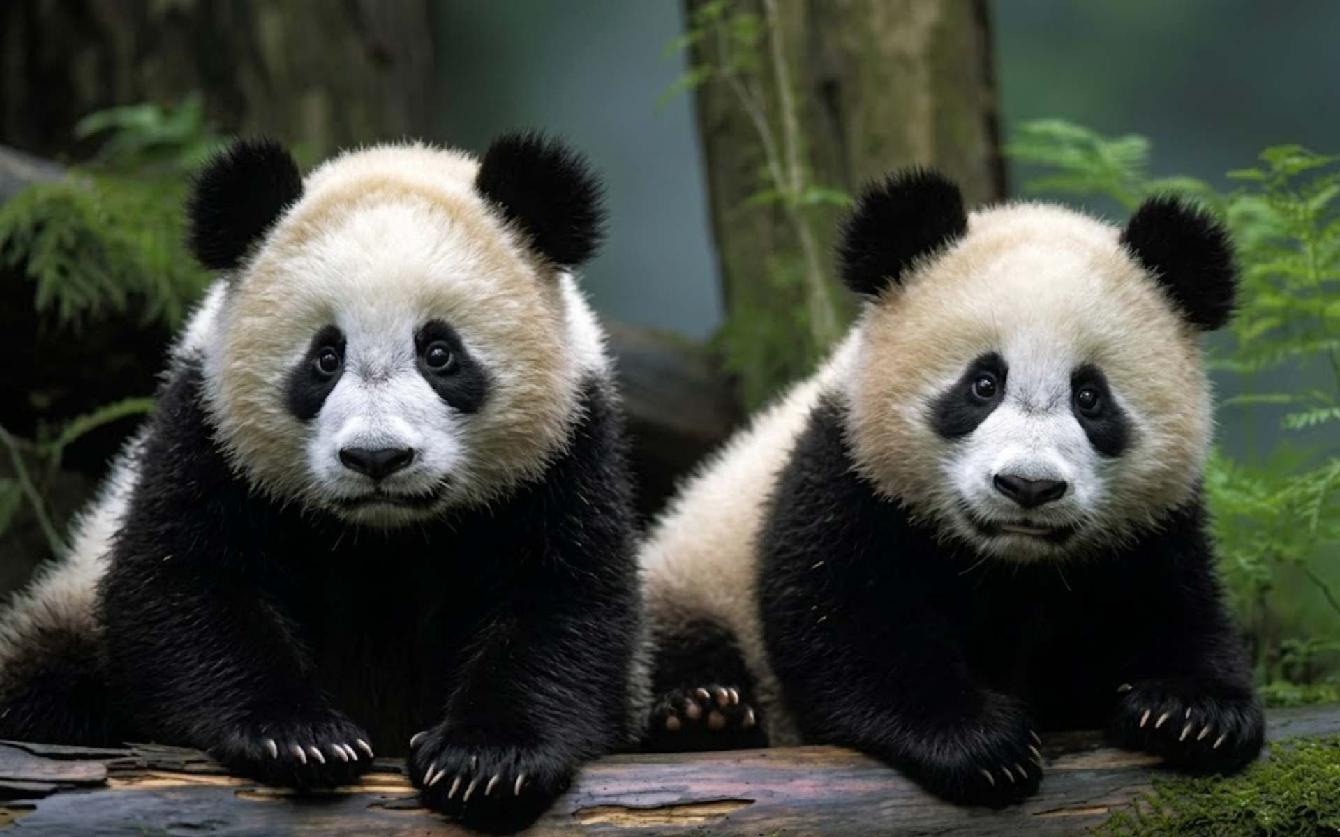 Hình nền máy tính bảng cute gấu trúc