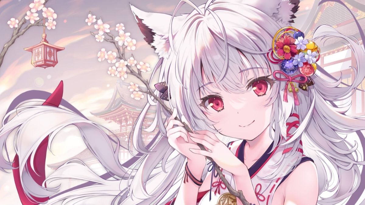 Hình nền anime cute cho iPad