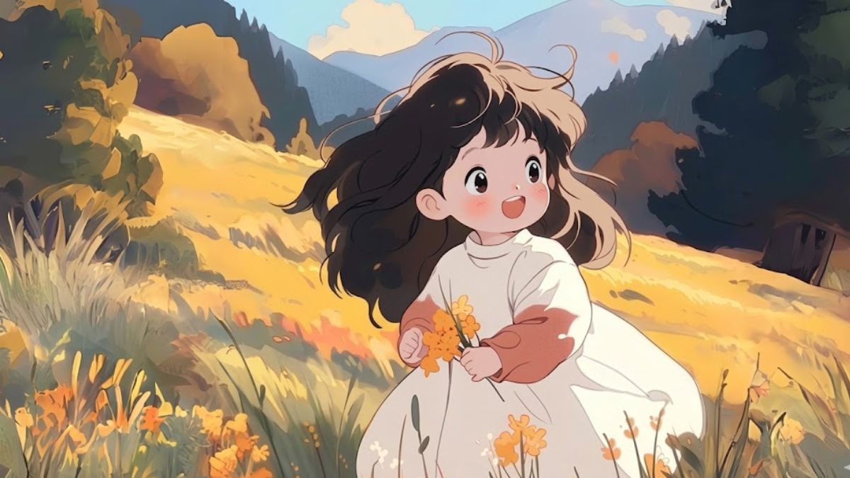 Hình nền anime dễ thương cho iPad