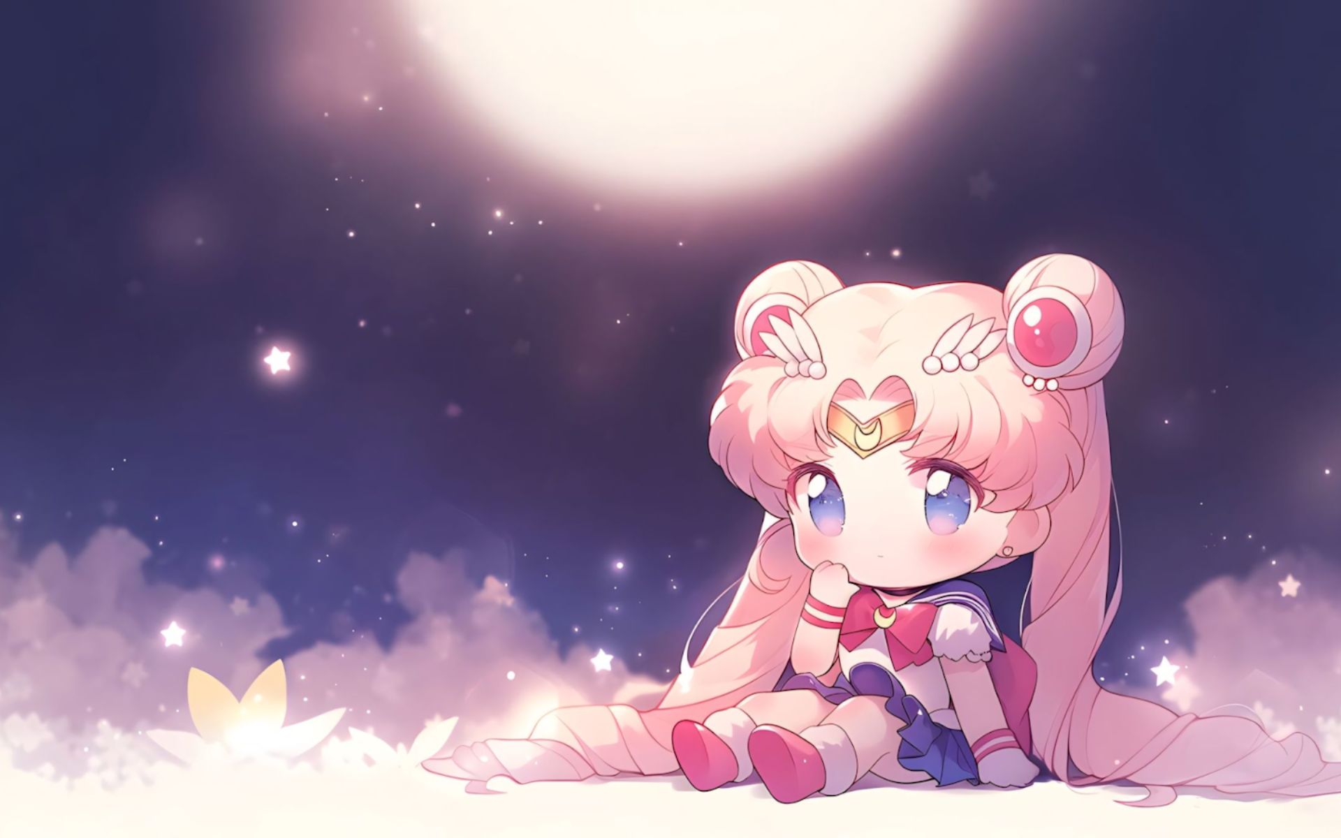 Hình nền máy tính bảng chibi cute