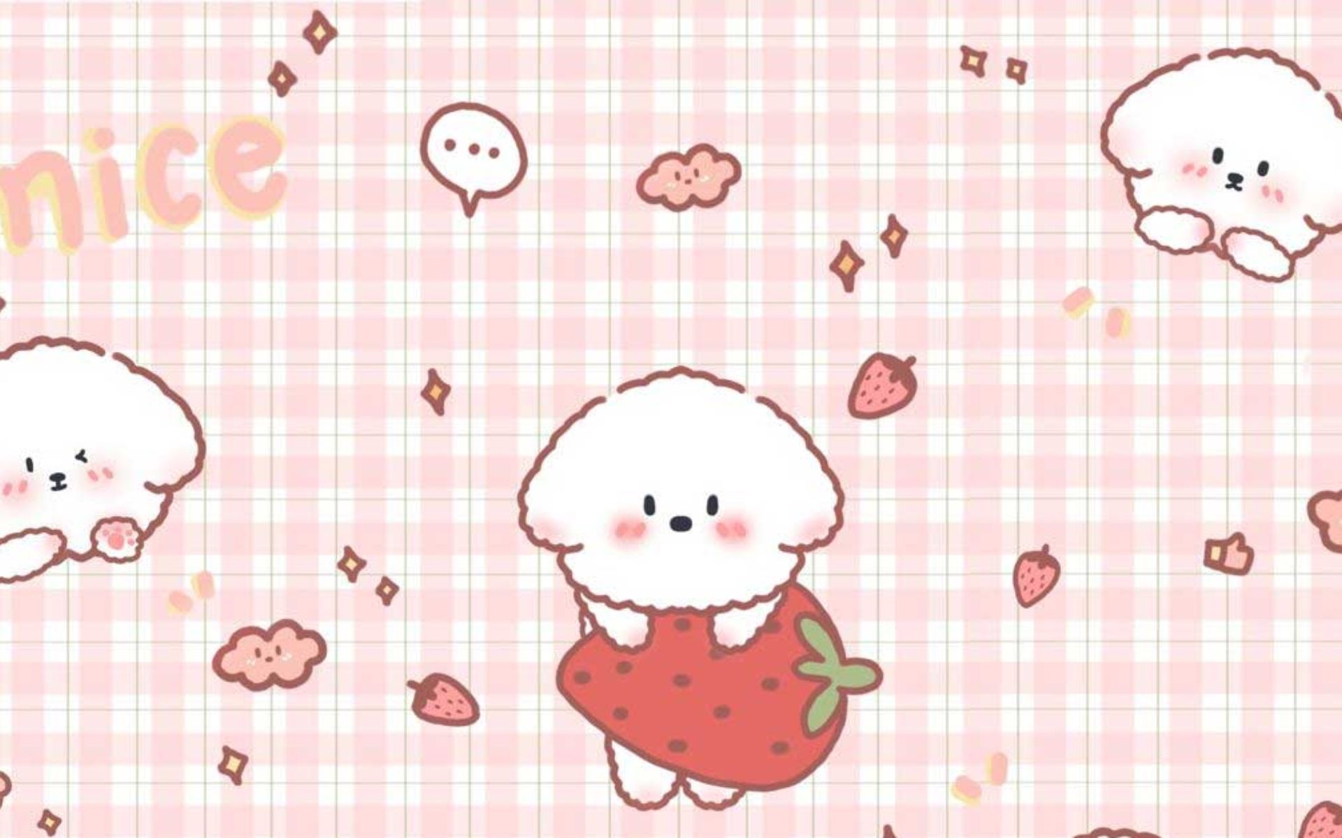 Hình nền cún cute cho iPad