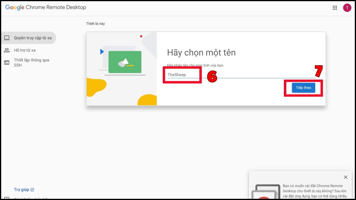 Đặt tên cho máy tính
