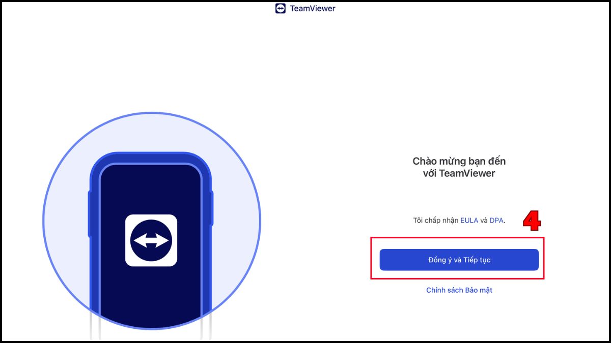 Sử dụng TeamViewer Remote trên iPad bước 3