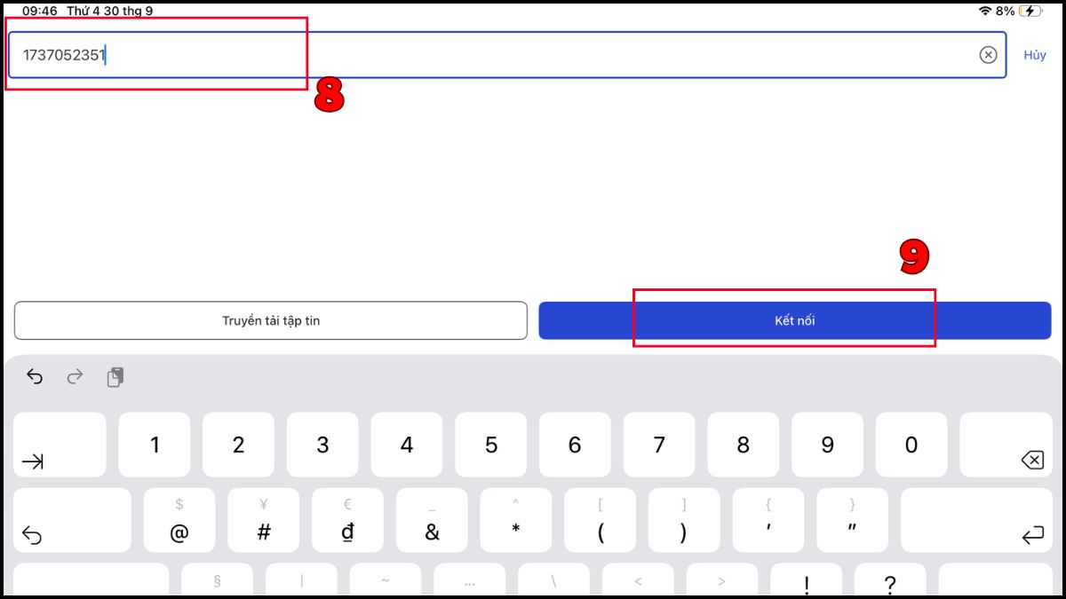 Truy cập máy tính từ iPad bước 2