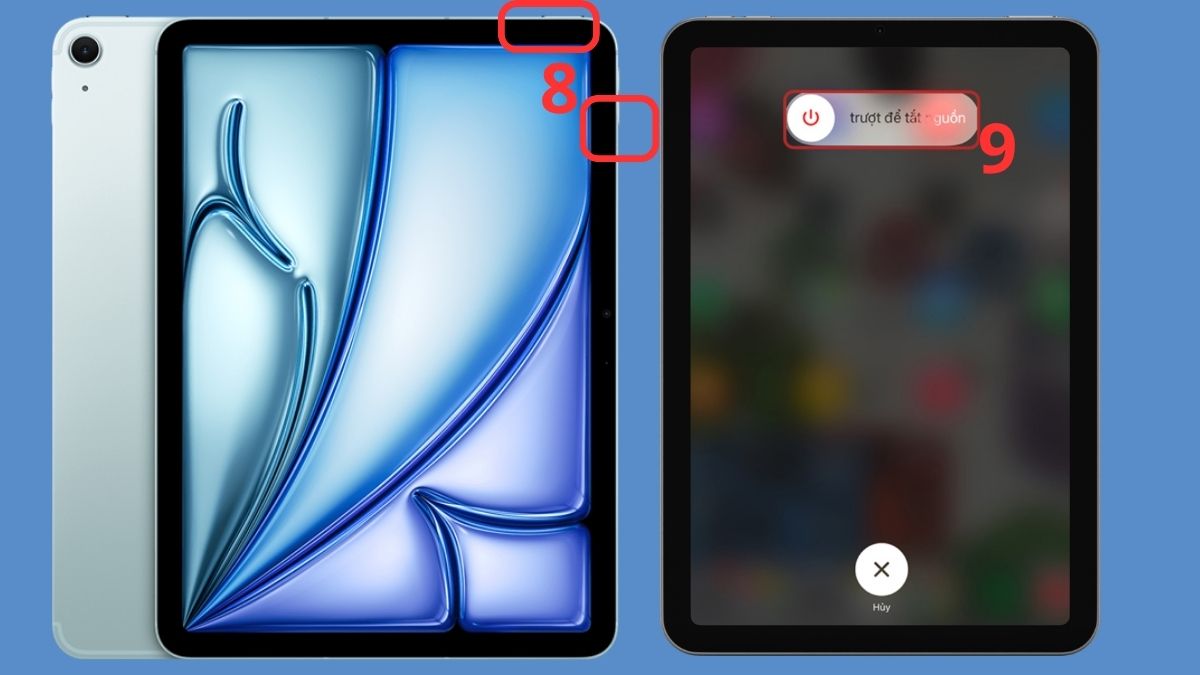 Khởi động lại iPad