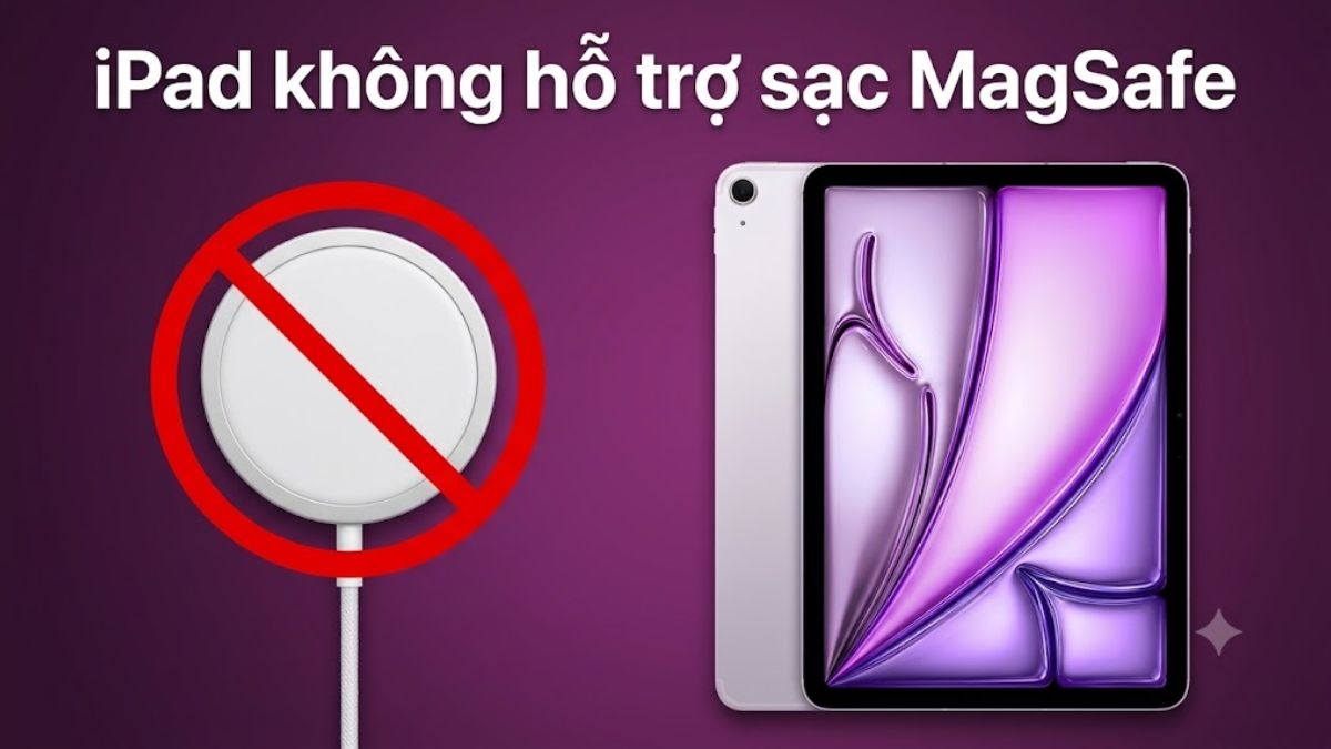 iPad có hỗ trợ sạc MagSafe không?