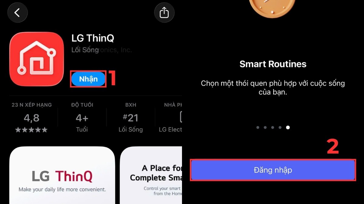 Hướng dẫn kết nối máy lạnh LG với điện thoại