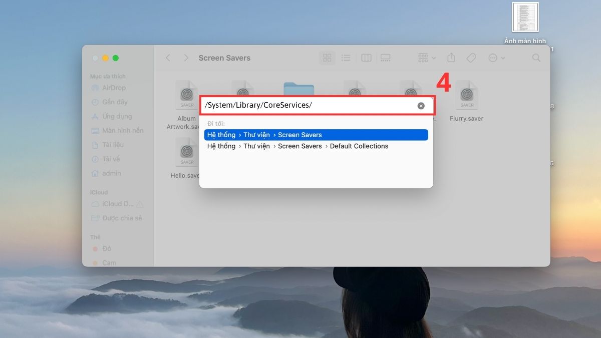 Nhập đường dẫn sau vào hộp thoại