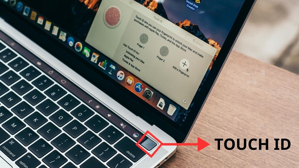 Phím tắt khác trên các dòng MacBook có Touch ID