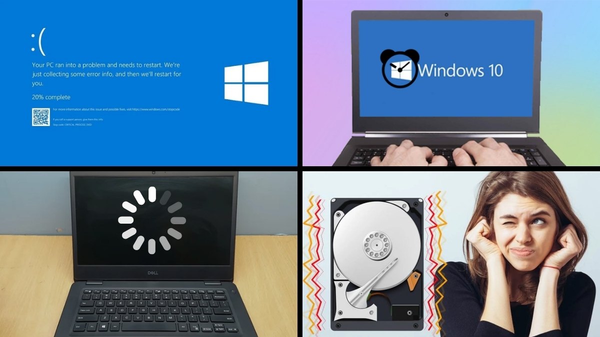 Dấu hiệu laptop Dell bị lỗi ổ cứng