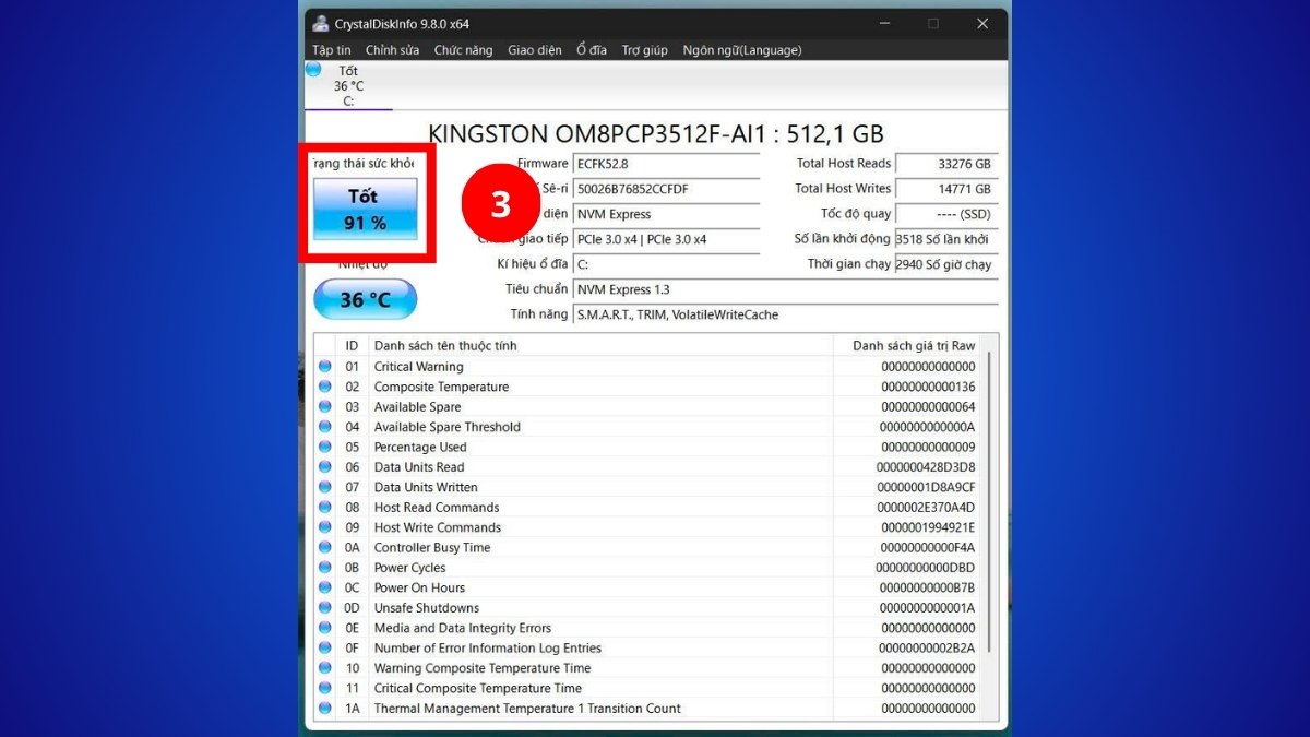 Kiểm tra trạng thái theo màu