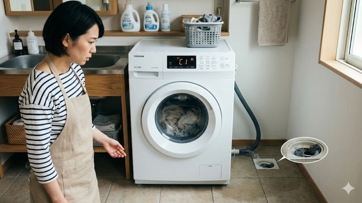 Lỗi C1 máy giặt Toshiba nội địa là gì?