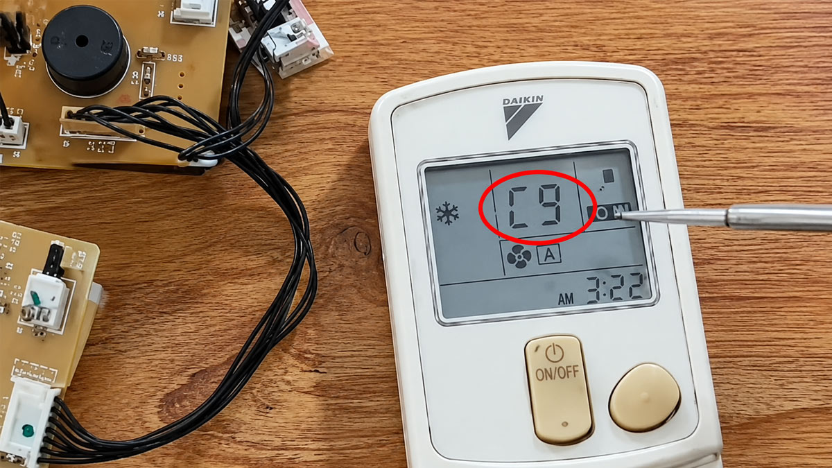 Lỗi C9 điều hòa Daikin là lỗi gì?