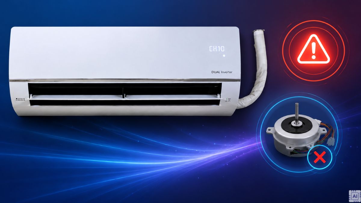 Lỗi CH10 máy lạnh LG là lỗi gì?