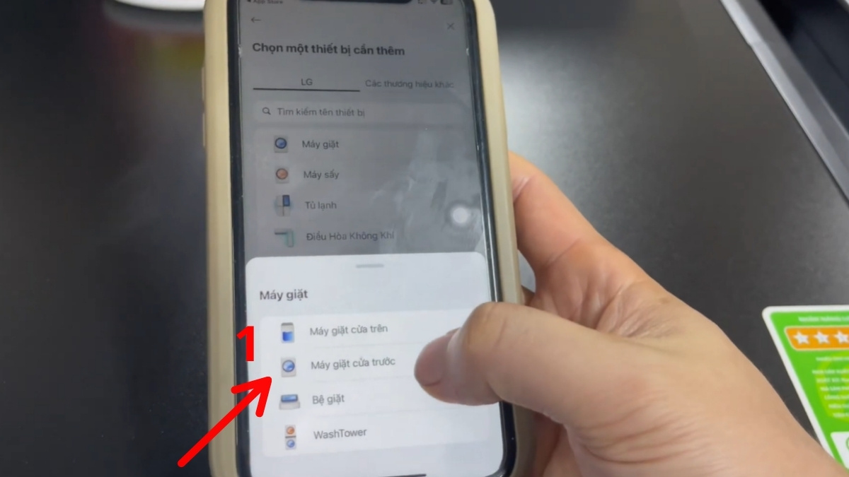 Xóa lỗi CL thông qua ứng dụng LG ThinQ