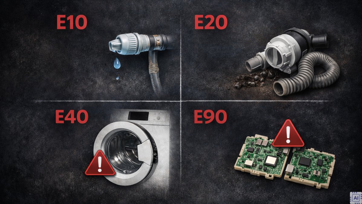 Lỗi EHO trong bảng mã lỗi máy giặt Electrolux