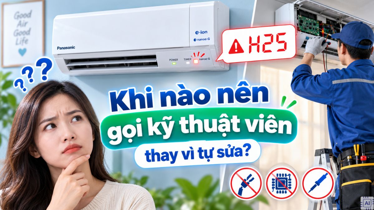 Khi nào nên gọi kỹ thuật viên thay vì tự sửa?