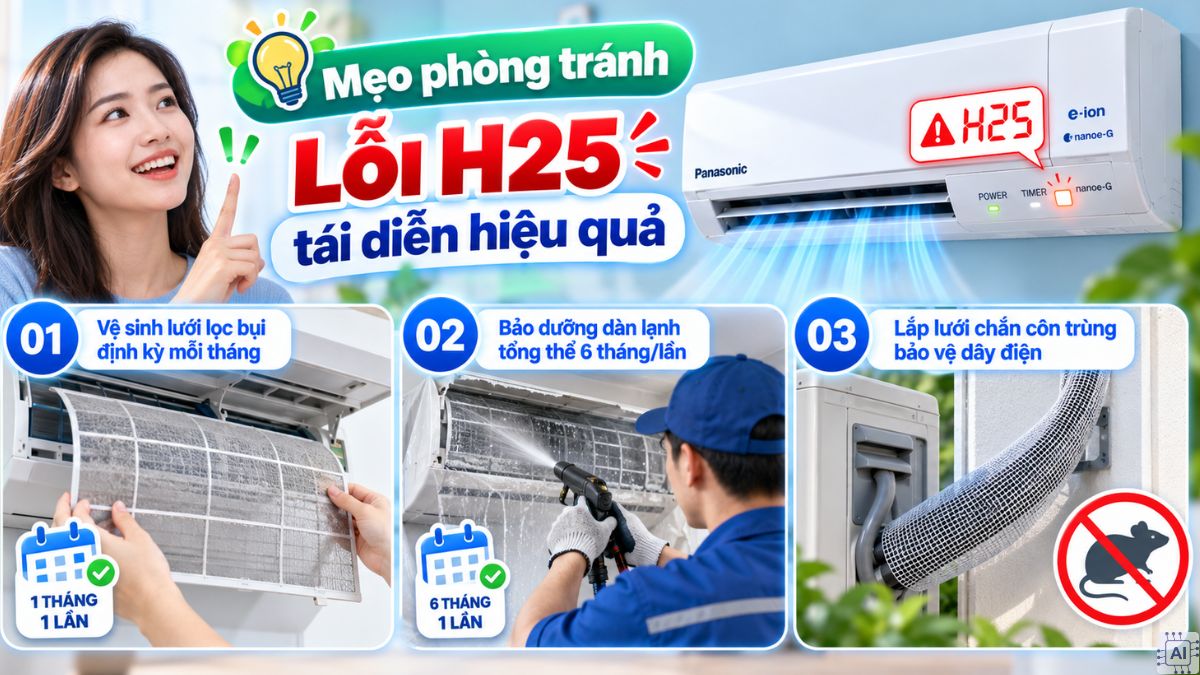 Mẹo phòng tránh lỗi H25 