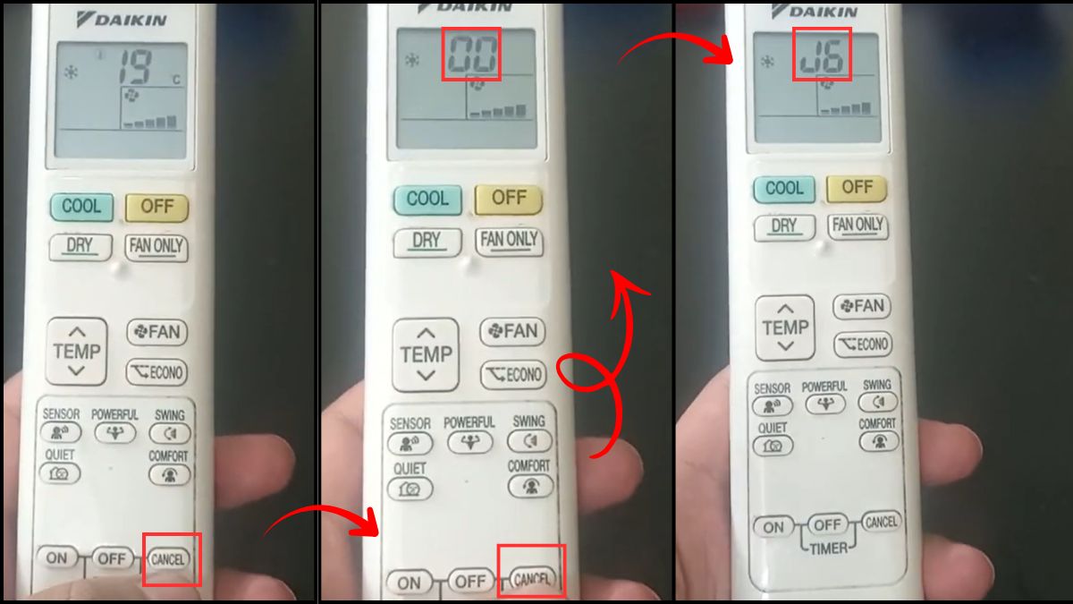 Cách xác định lỗi J6 trên điều hòa Daikin inverter