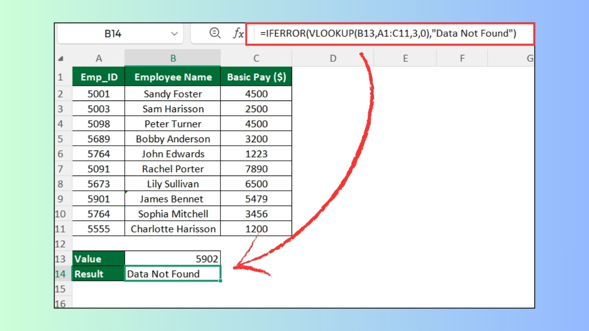 Cách sửa lỗi #N/A trong Excel