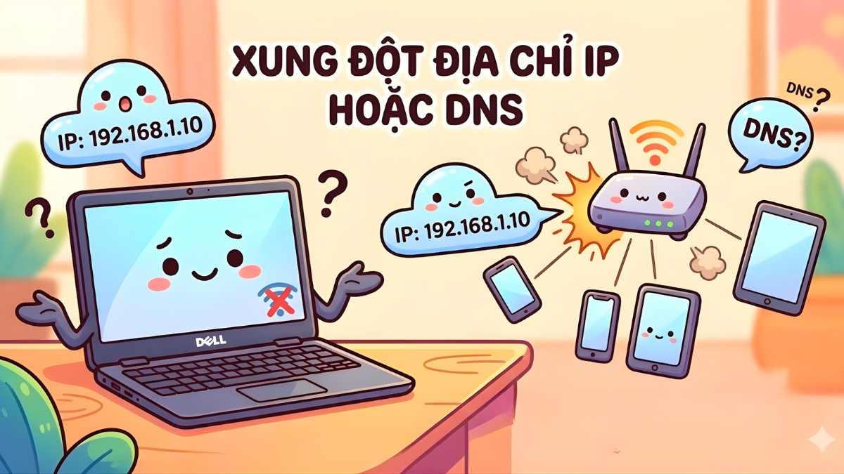 Xung đột địa chỉ IP hoặc DNS